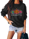 Womens Cute Halloween  Graphic Sweatshirt Pullover