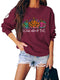 Womens Cute Halloween  Graphic Sweatshirt Pullover