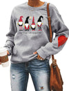 Womens  Christmas  Graphic Sweatshirt Pullovers