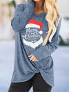 Women Christmas Santa Claus Tee Sweatshirt